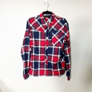 Kjus FXR Mens Button up Shirt plaid Size EU54 /‎ XL